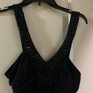 Pretty navy cocktail dress